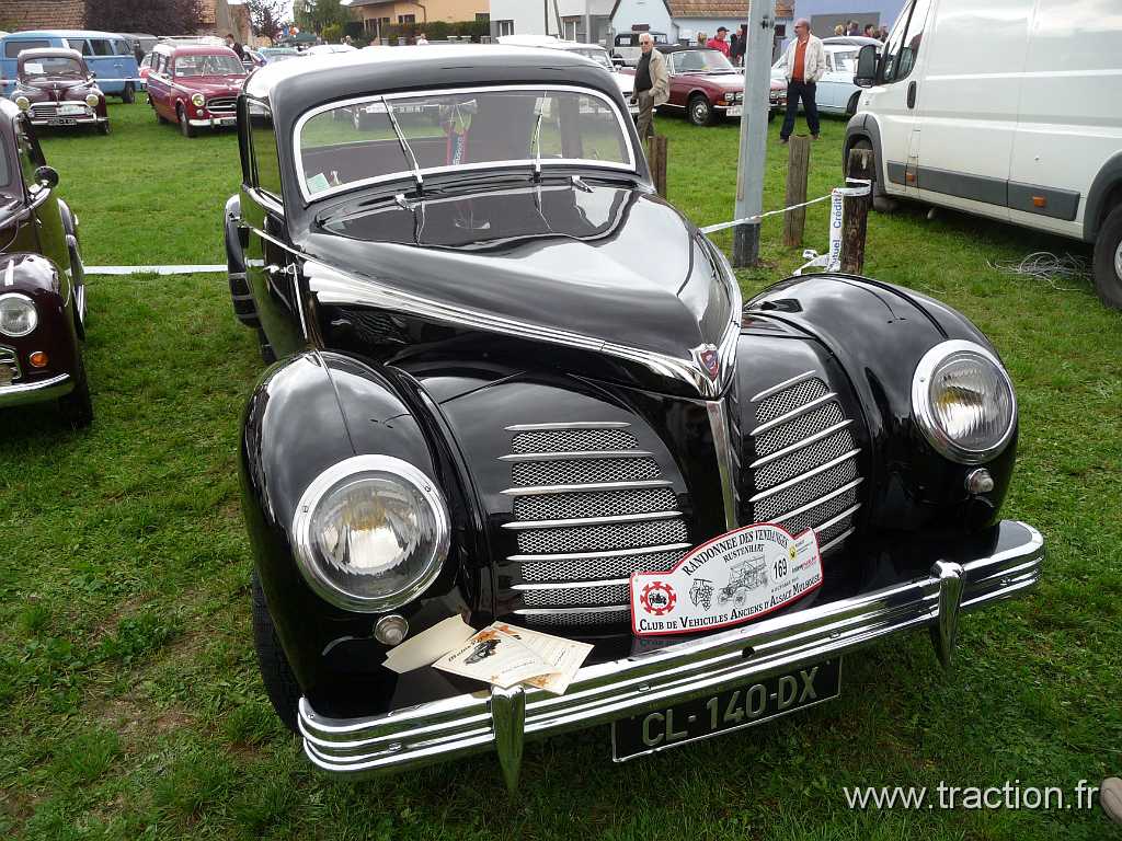 2013_Rustenhart (116).JPG - 06/10/2013 - 68740 RUSTENHART 33ème Randonnée Internationale des Vendanges - Rosengart - Supertraction Coach de 1939